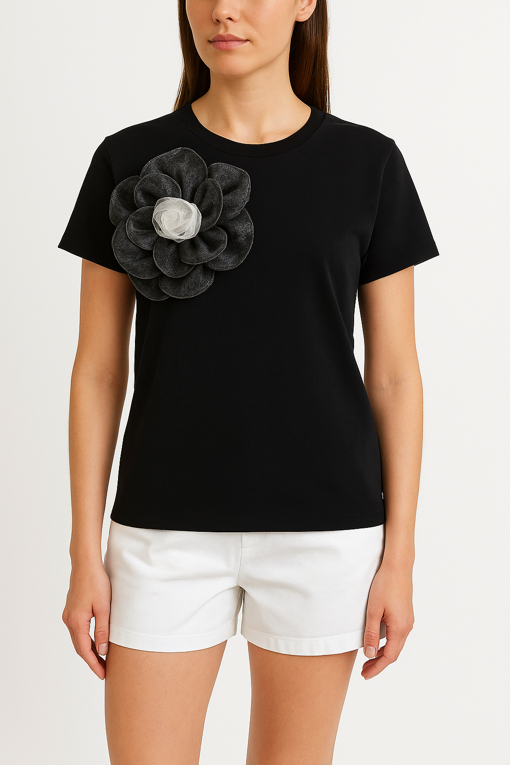 3D Black flower