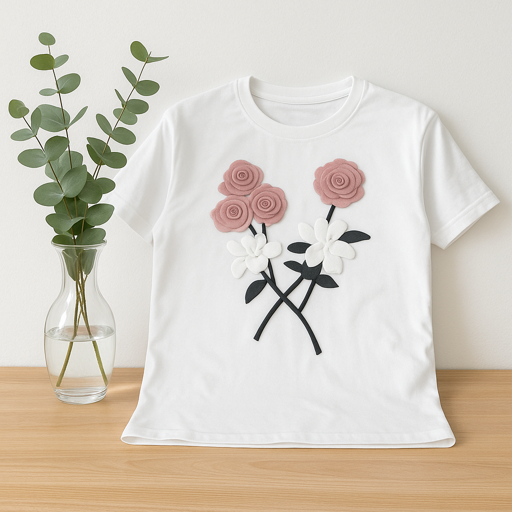 Floral 3D t-shirt