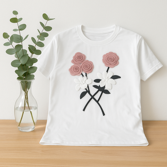 Floral 3D t-shirt