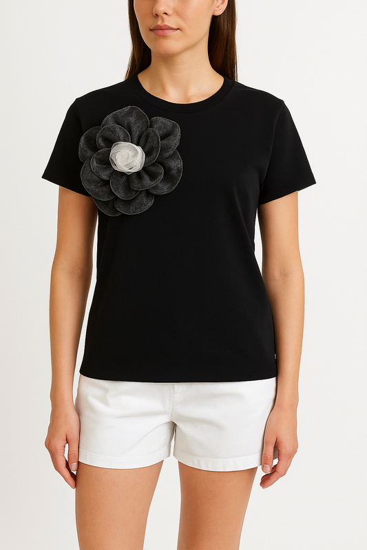 3D Black flower